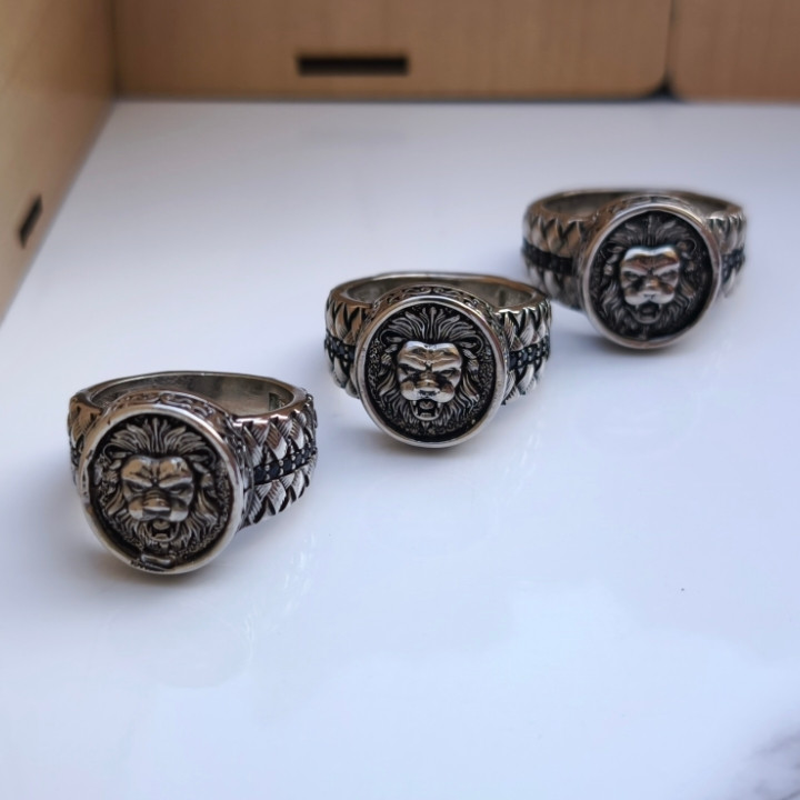 خرید انگشتر پسرانه شیر