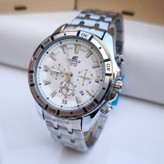 خرید ساعت کاسیو مردانه سه موتوره نقره ای