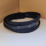 خرید دستبند مردانه چرمی شیک