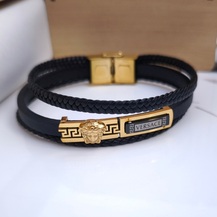 خرید دستبند چرمی مردانه شیک