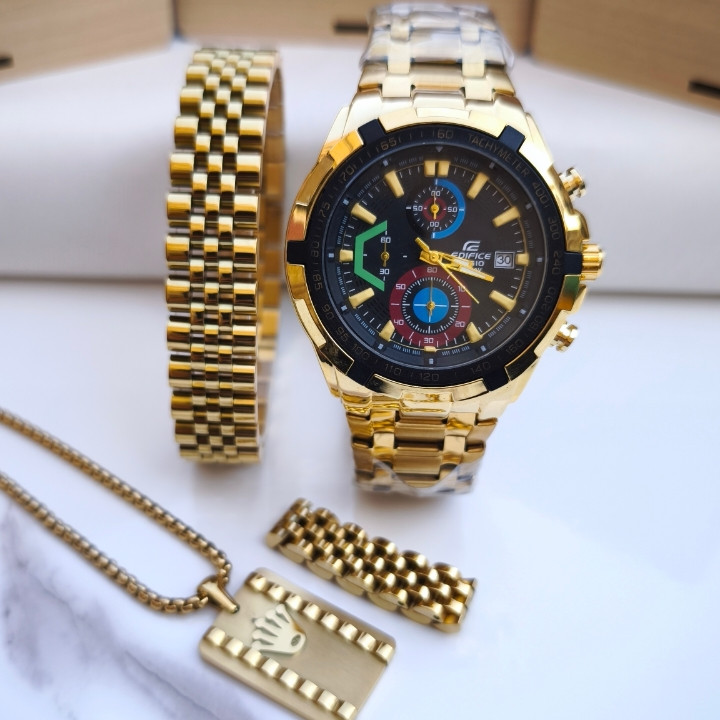 خرید ست ساعت و انگشتر مردانه شیک و خاص