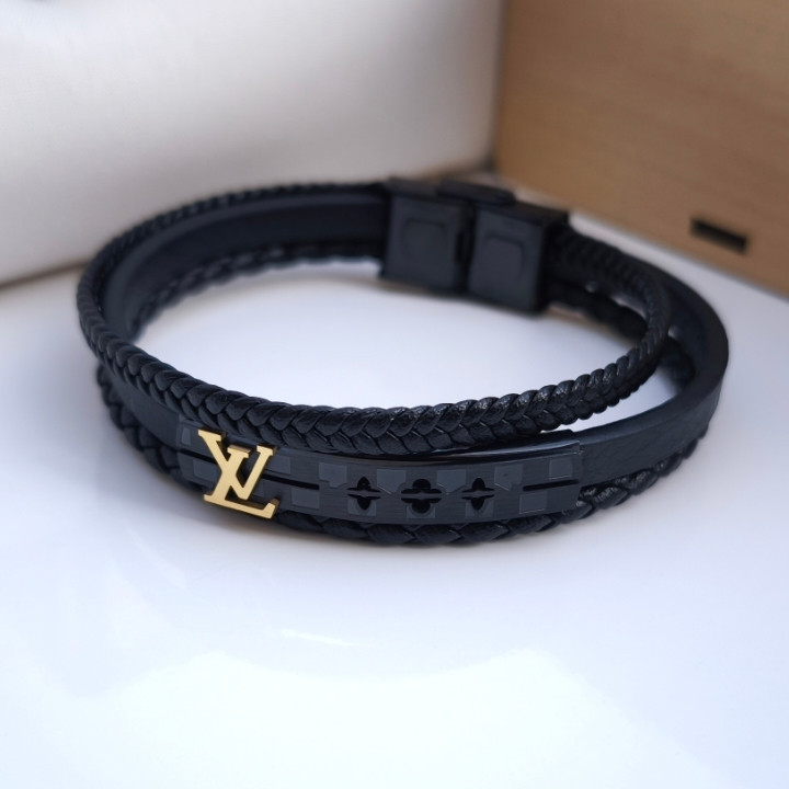 خرید دستبند چرمی مردانه شیک