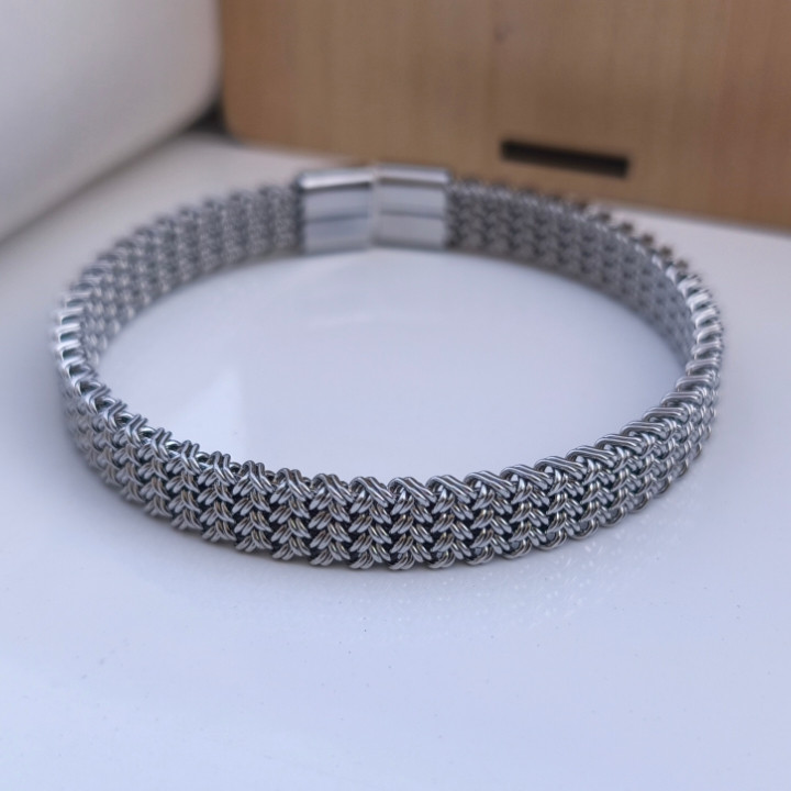 خرید دستبند مردانه شیک رنگ ثابت