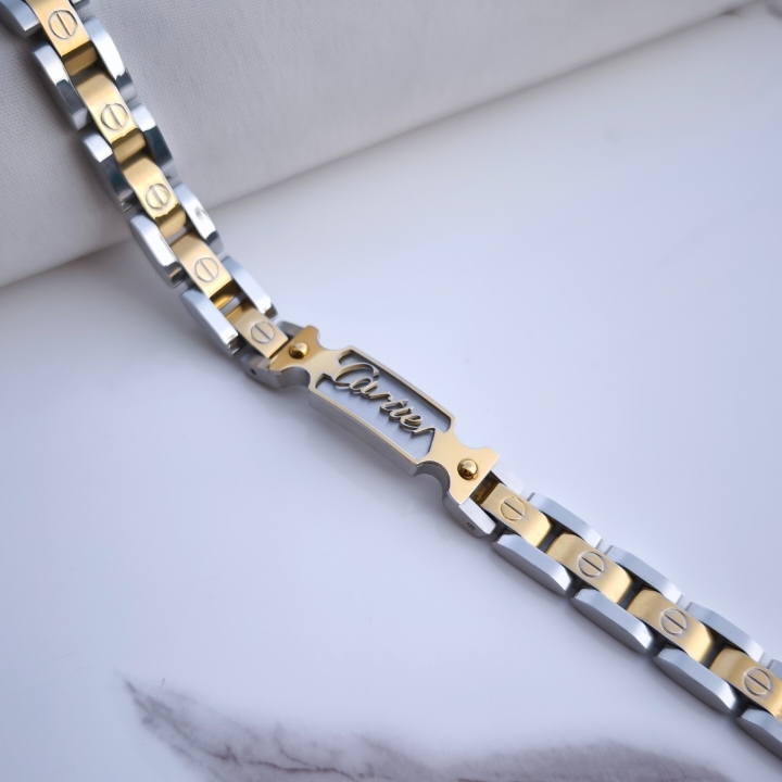 خرید دستبند استیل مردانه شیک کارتیر