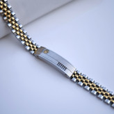 خرید دستبند رولکس مردانه دو رنگ