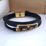 خرید دستبند چرمی پسرانه پهن و شیک قیمت مناسب