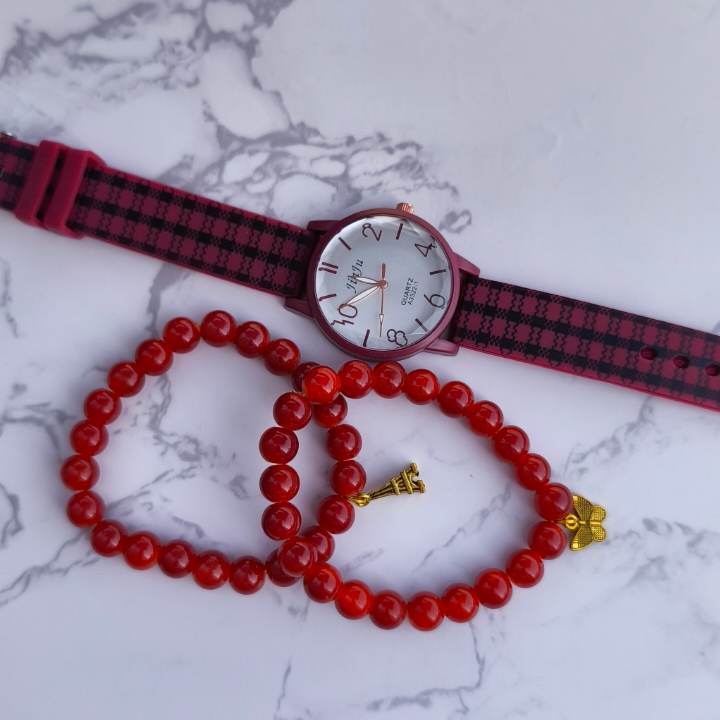 خرید ساعت دخترانه بند رنگی