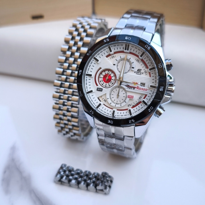 خرید ست ساعت و دستبند مردانه استیل کاسیو