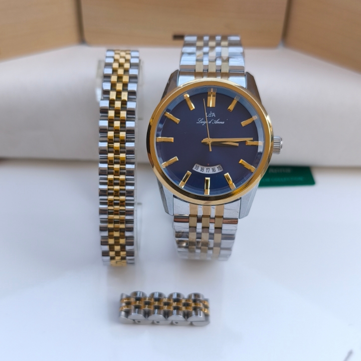 خرید ست ساعت و انگشتر مردانه شیک رنگ ثابت قیمت مناسب