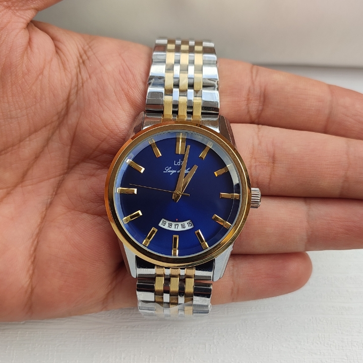 خرید ساعت مردانه طلایی نقره ای استیل رنگ ثابت قیمت مناسب