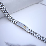 خرید دستبند مردانه رولکس استیل رنگ ثابت