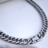 خرید گردنبند کارتیر مردانه استیل رنگ ثابت 60 سانتی
