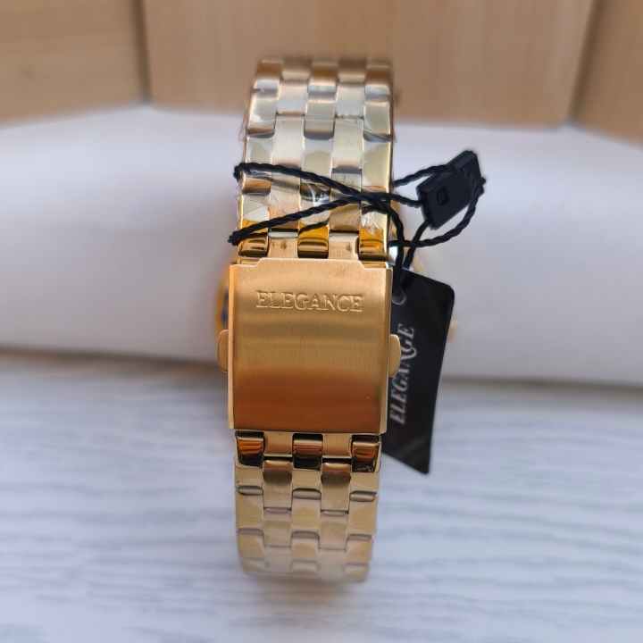 خرید ساعت استیل مردانه طلایی شیک ارزان