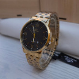 خرید ساعت الگانس مردانه طلایی استیل رنگ ثابت