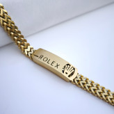 خرید دستبند مردانه طلایی شیک قیمت مناسب