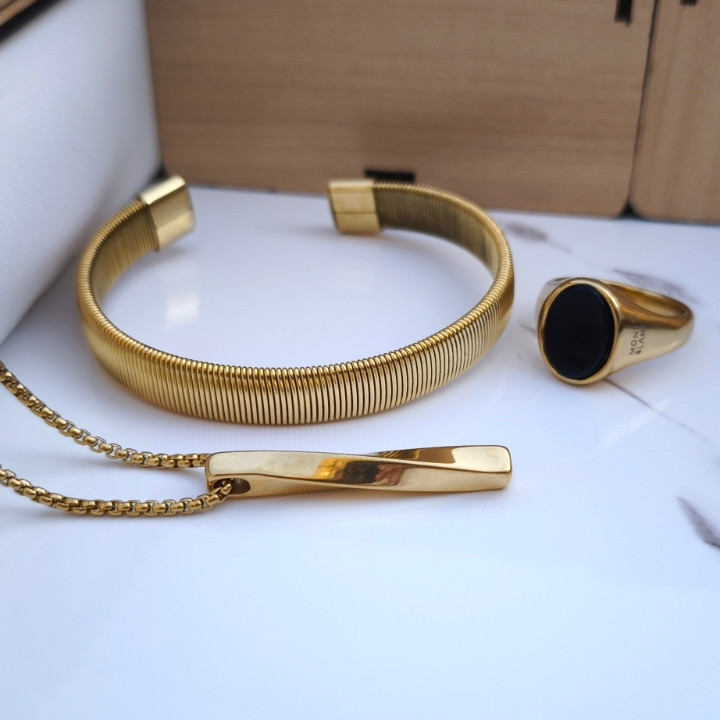 خرید ست اکسسوری مردانه شیک رنگ ثابت قیمت مناسب