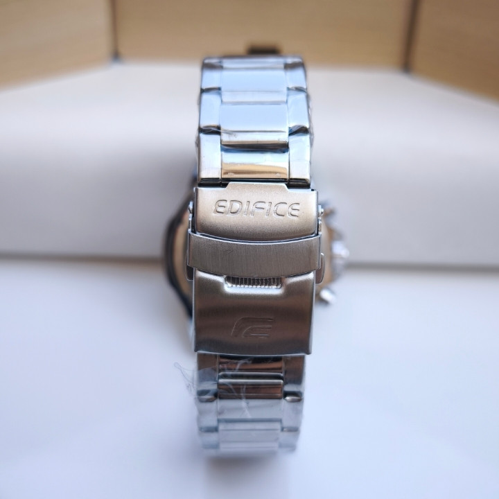 خرید ساعت مردانه نقره ای بند فلزی سه موتوره شیک ارزان