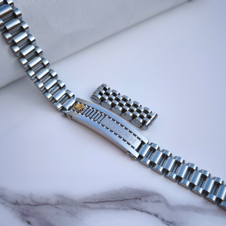 خرید ست دستبند و انگشتر مردانه رولکس استیل رنگ ثابت شیک
