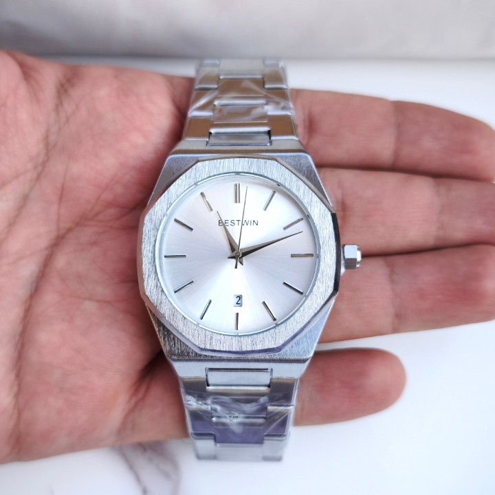 خرید ساعت مردانه مارک بست وین موتور ژاپنی بند فلزی