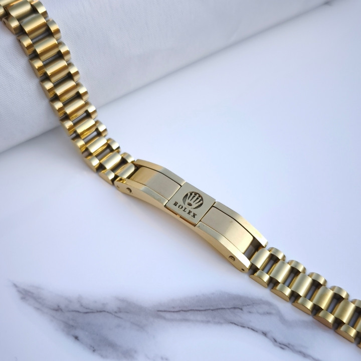 خرید دستبند طلایی مردانه رنگ ثابت شیک رولکس ارزان