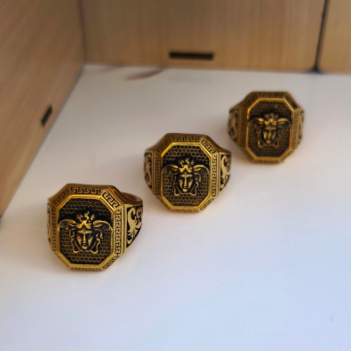 خرید انگشتر طلایی مردانه شیک ارزان مناسب کادو