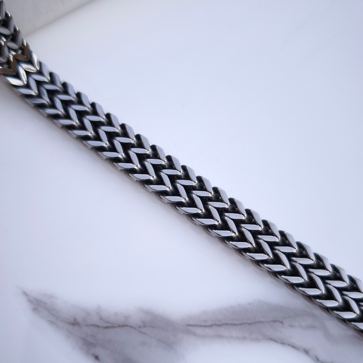 خرید دستبند مردانه شیک استیل قیمت مناسب برای کادو