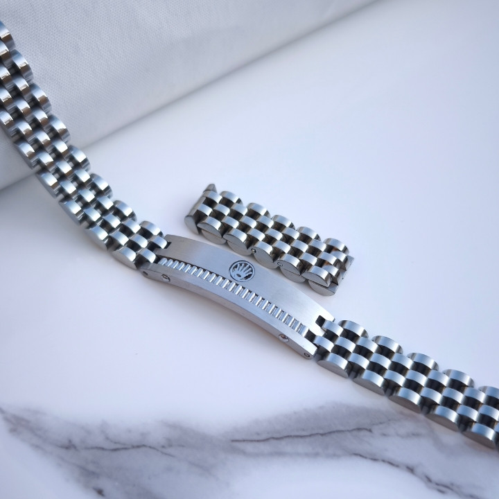 خرید ست دستبند انگشتر مردانه رولکس استیل رنگ ثابت شیم ارزان