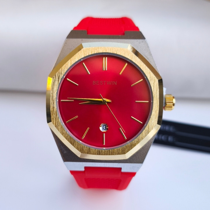 خرید ساعت بست وین مردانه بند پیو قرمز شیک ارزان