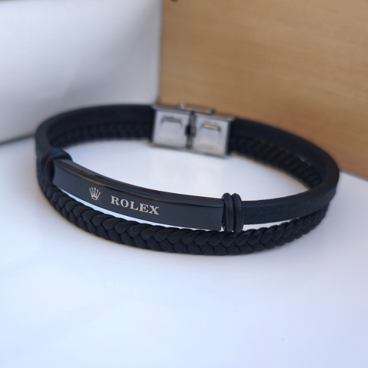 خرید دستبند چرمی مردانه شیک ارزان مناسب کادو