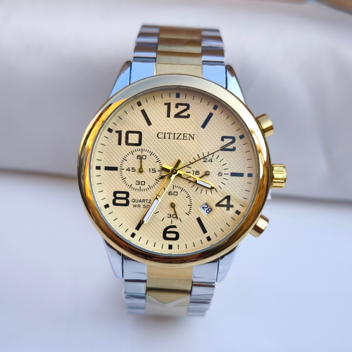 خرید ساعت سیتیزن مردانه سه موتور استیل رنگ ثابت شیک قیمت مناسب