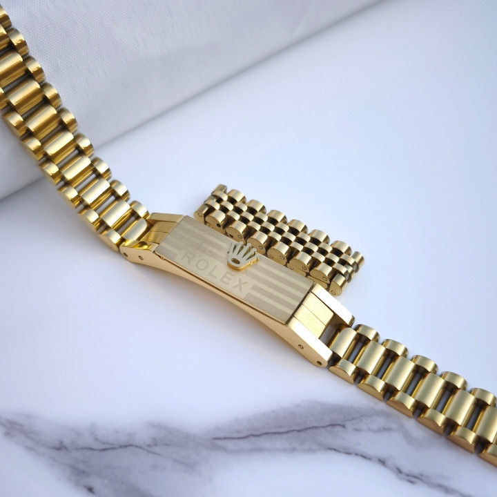 خرید ست دستبند انگشتر مردانه طلایی استیل رنگ ثابت شیک ارزان