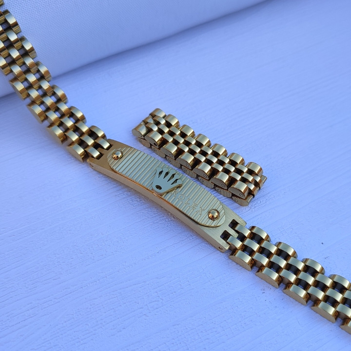 خرید دستبند انگشتر مردانه طلایی استیل رنگ ثابت شیک ارزان مناسب هدیه