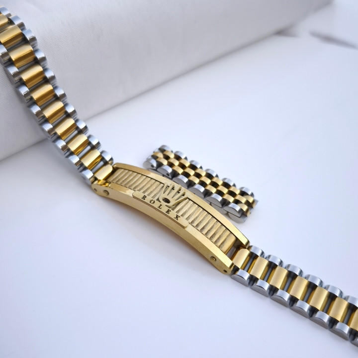 خرید ست دستبند انگشتر مردانه طلایی نقره ای استیل رنگ ثابت شیک ارزان مناسب کادو