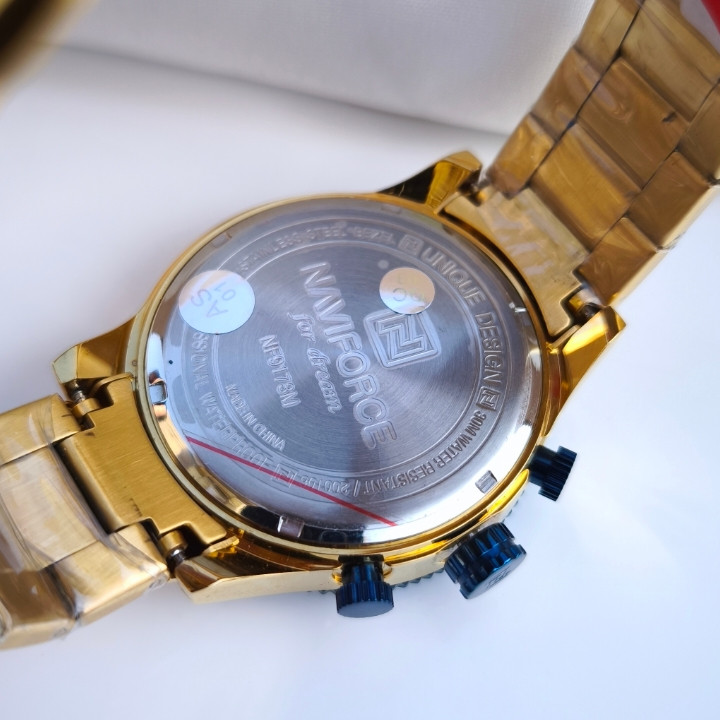 خرید ساعت مردانه ناوی فورس سه موتور شیک ارزان مناسب کادو